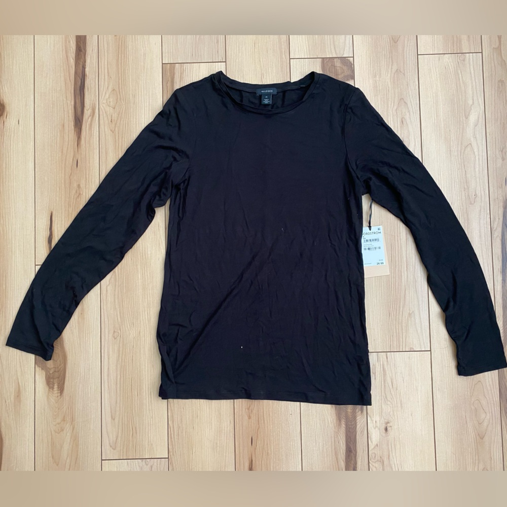 Nordstrom Rich Black Blouse